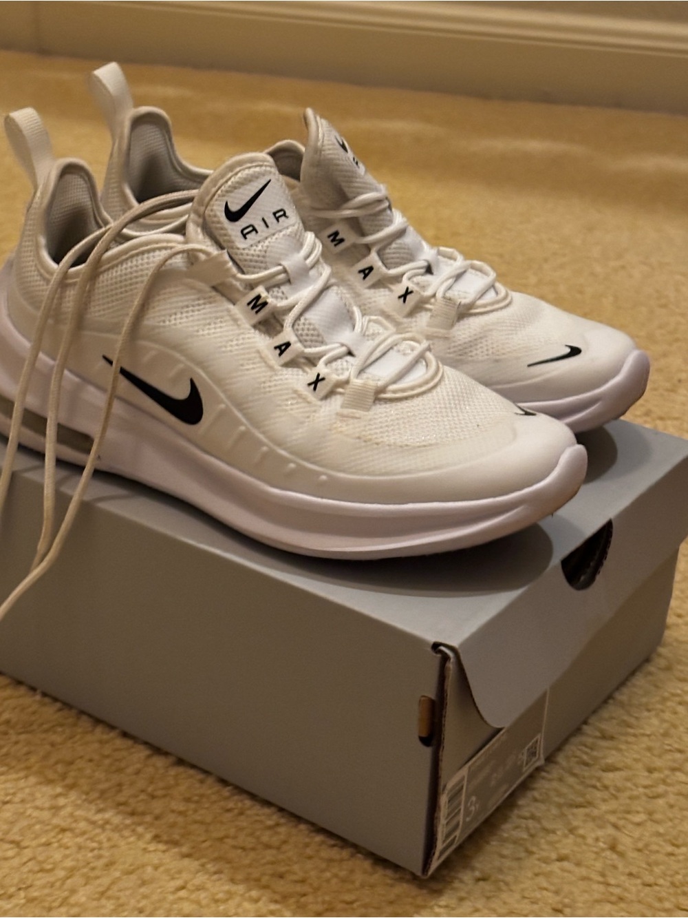 Nike Air Max White Athletic Sneakers